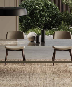 Alternative view of Trio table by Domitalia